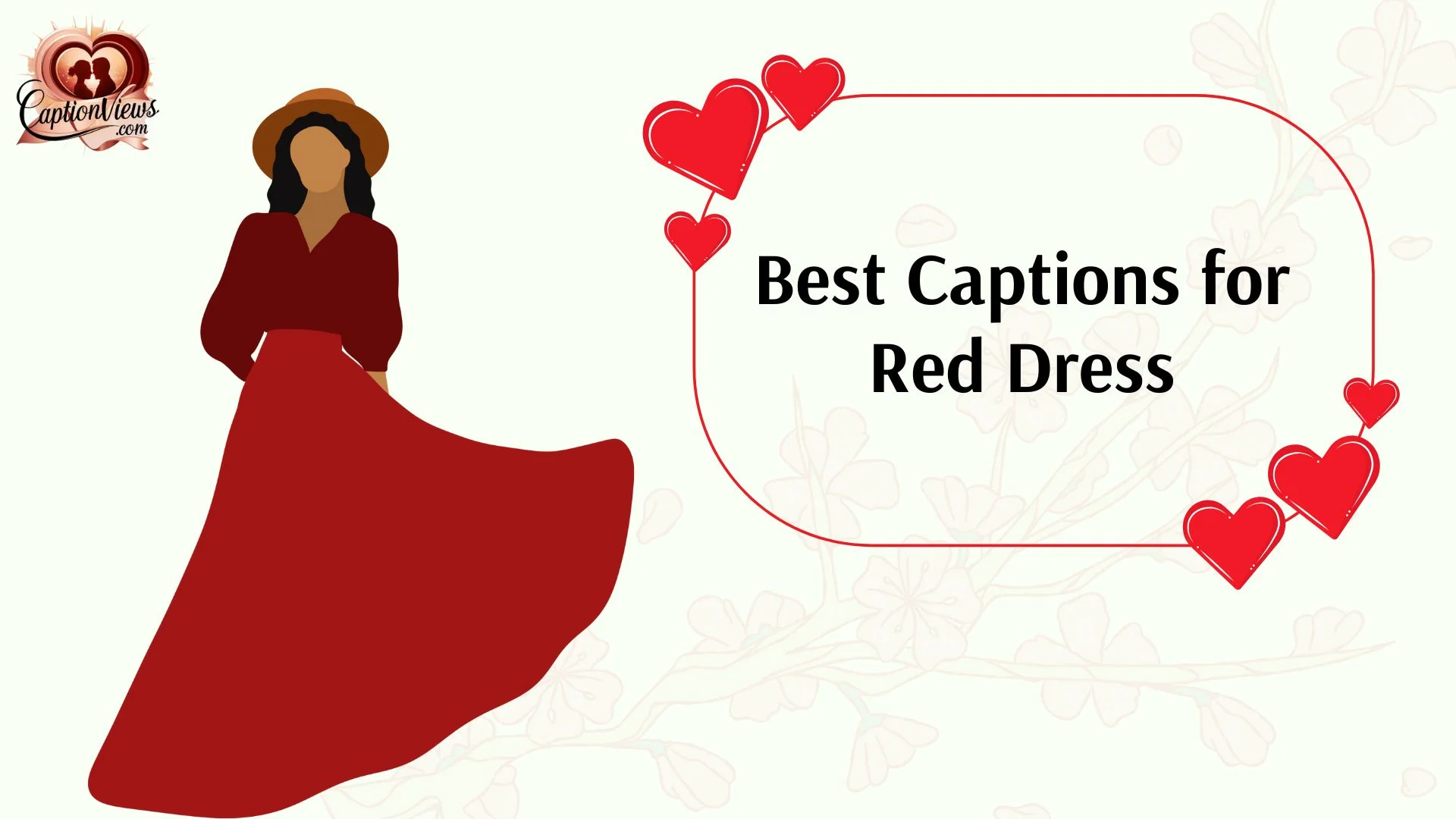 Best Captions for Red Dress