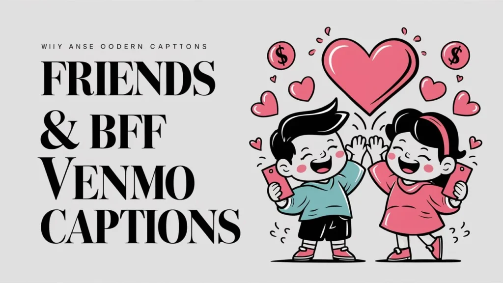 Friends & BFF Venmo Captions 