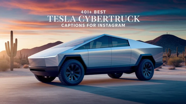 401+ Best Tesla Cybertruck Captions for Instagram