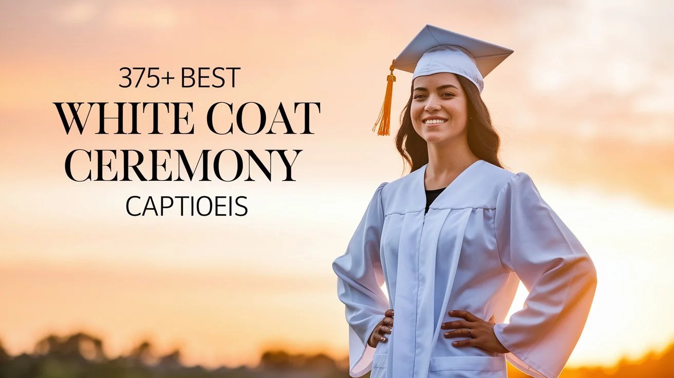 Best White Coat Ceremony Captions