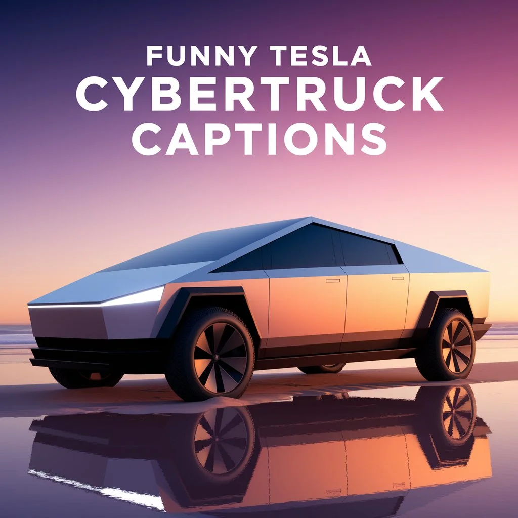 Funny Tesla Cybertruck Captions