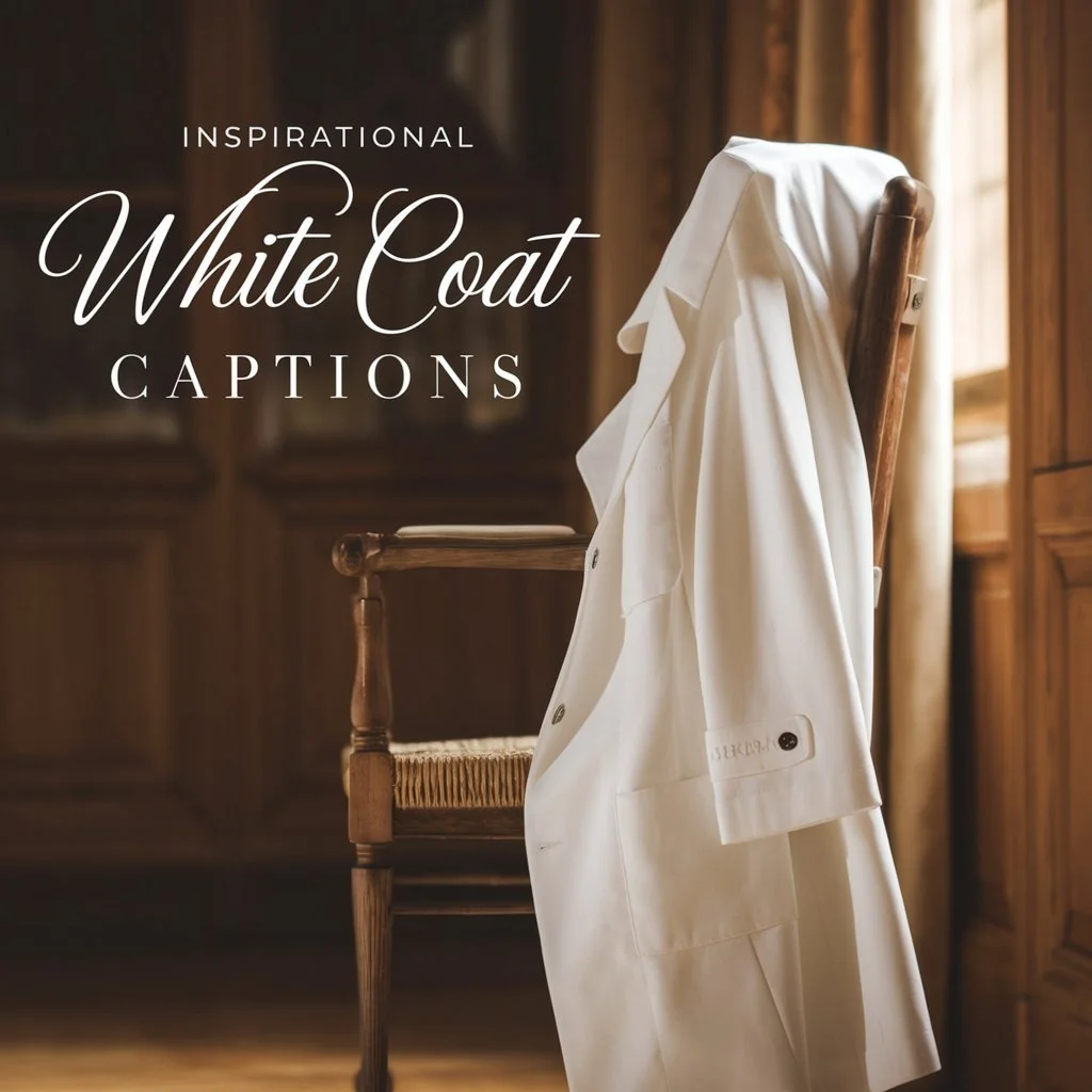 Inspirational White Coat Captions