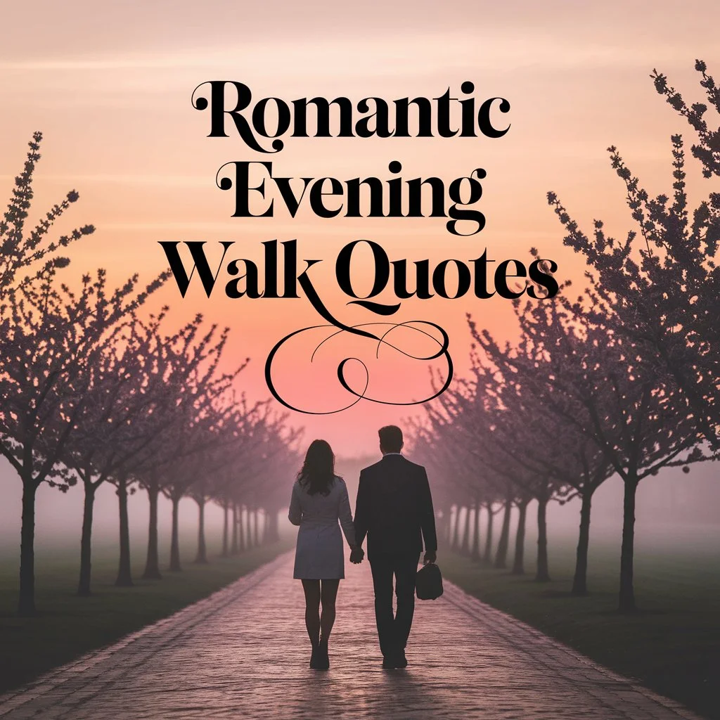 Romantic Evening Walk Quotes