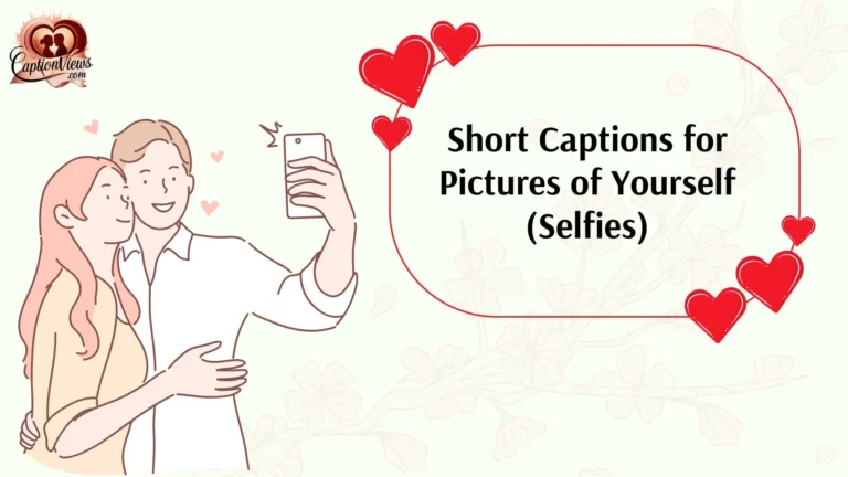 Short Captions for Pictures of Yourself (Selfies)