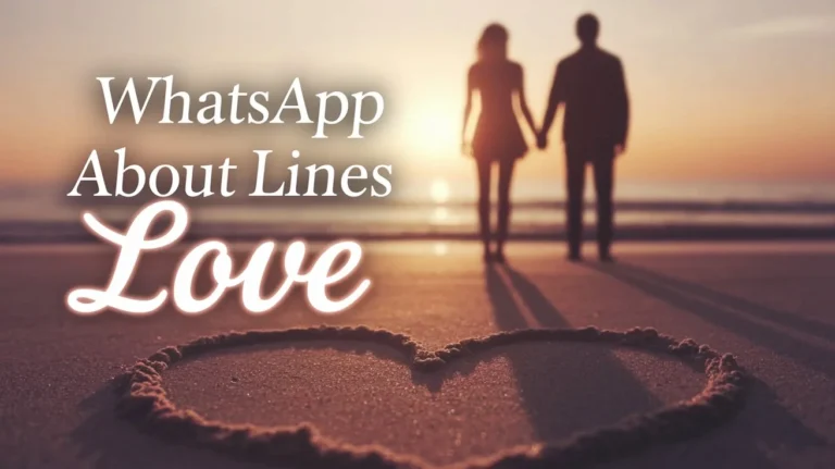 WhatsApp About Lines Love