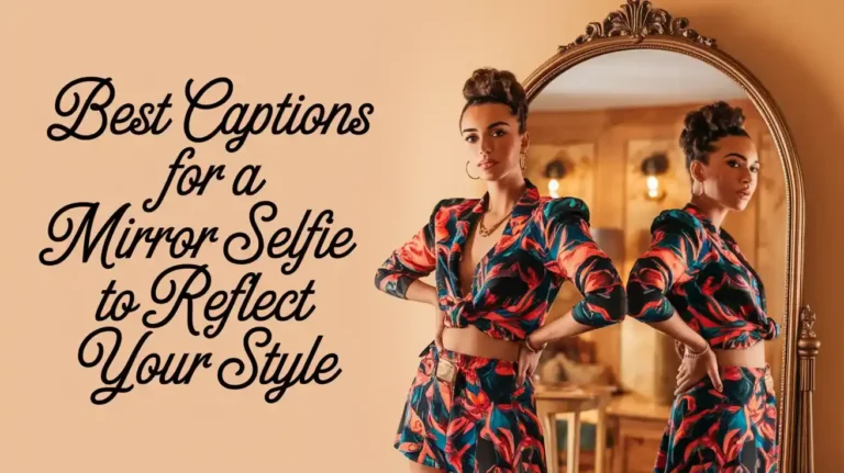 401+ Best Captions for a Mirror Selfie to Reflect Your Style