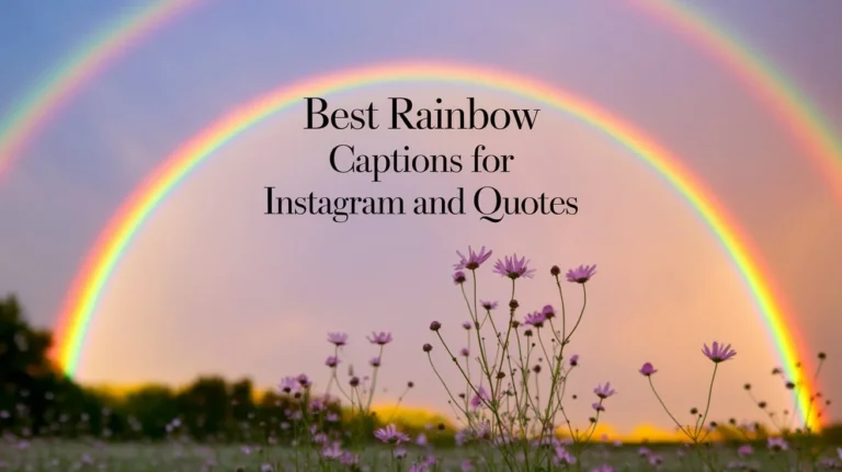 401+ Best Rainbow Captions for Instagram & Quotes