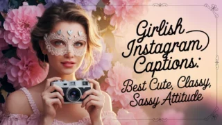 401+ Girlish Instagram Captions: Best, Cute, Classy, Sassy, Attitude