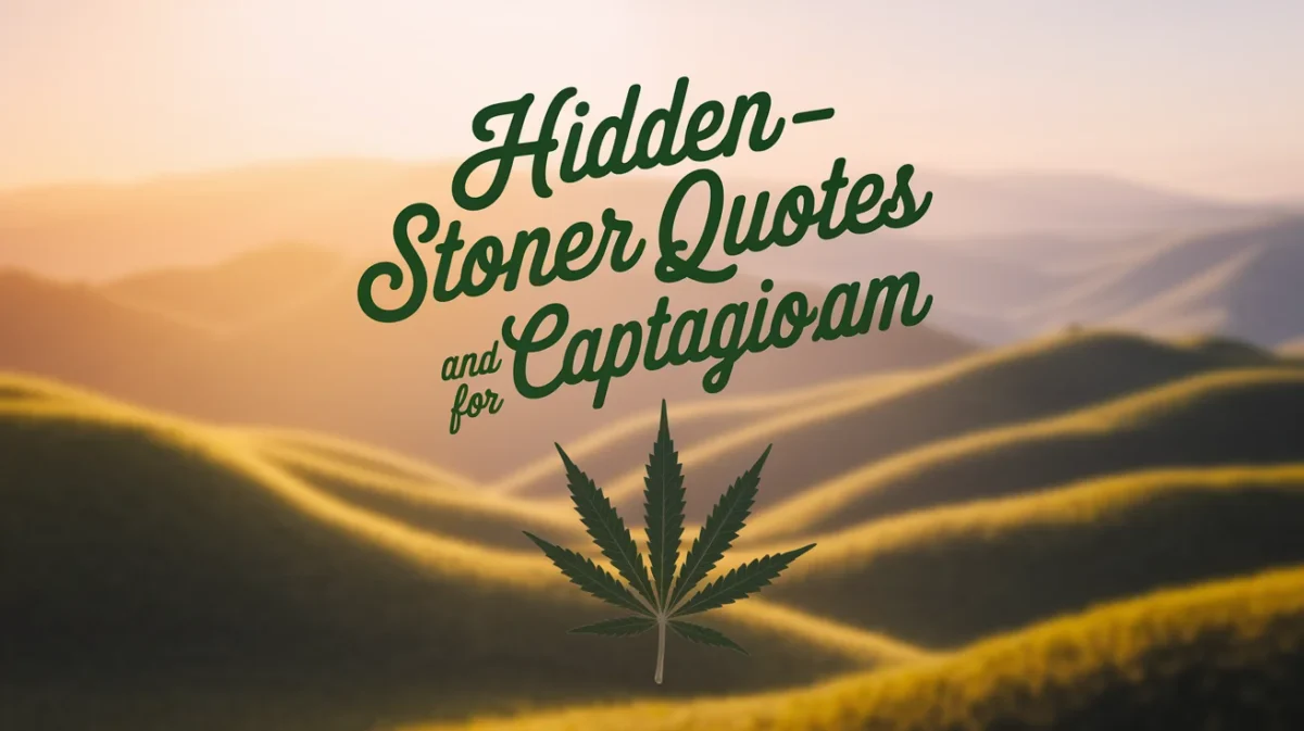 201+ Hidden Stoner Quotes and Captions for Instagram