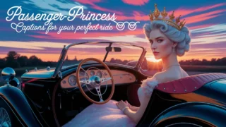 🚗 401+ Passenger Princess Captions for Your Perfect Ride 👑